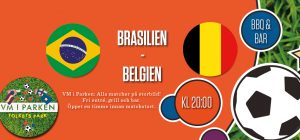 VM i Parken: Brasilien - Belgien